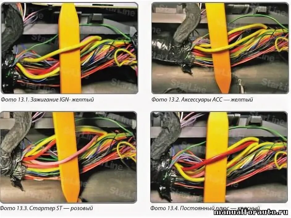 Рено трафик точки подключения сигнализации Установка сигнализации Renault Logan, точки подключения Рено Логан - StarLine Ma