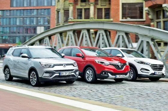 Рено туксон фото SUV-Test: SsangYong XLV vs. Hyundai Tucson und Renault Kadjar - AUTO BILD