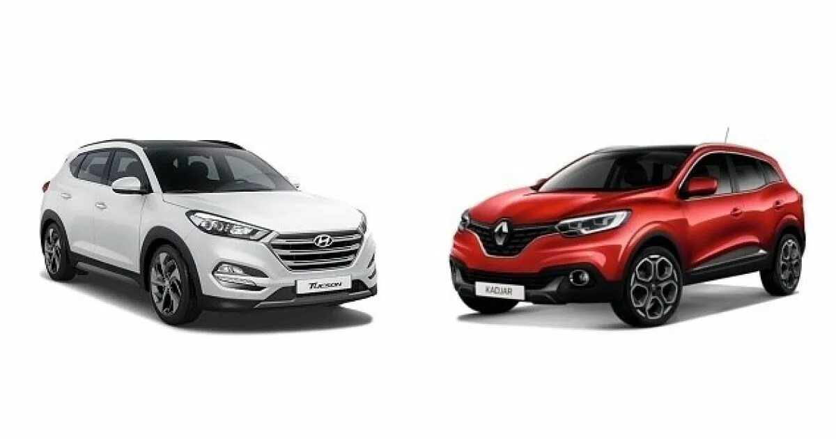 Рено туксон фото Порівнюємо Hyundai Tucson 2015 і Renault Kadjar 2015