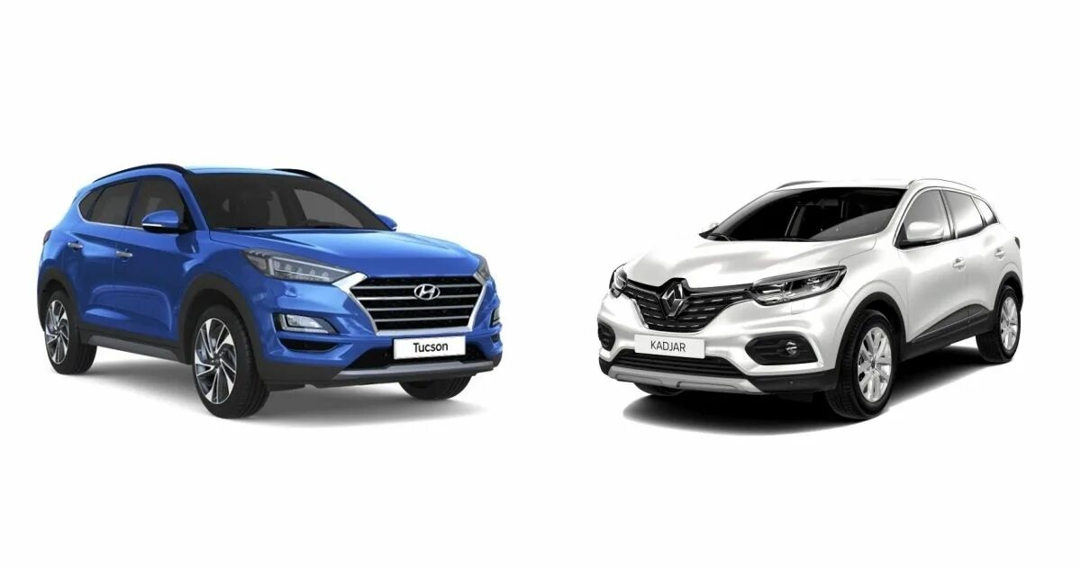 Рено туксон фото Порівнюємо Hyundai Tucson 2018 і Renault Kadjar 2018