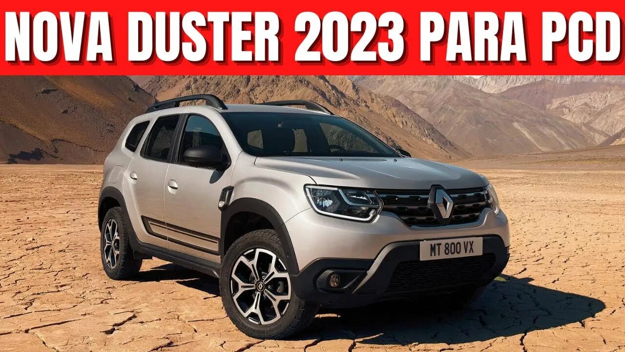 Рено внедорожник фото NOVO RENAULT DUSTER 2023 ESTÁ DISPONÍVEL PARA PCD - YouTube