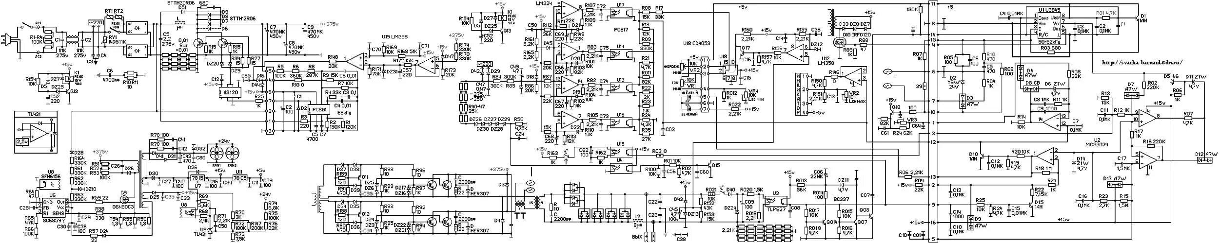 Ресанта 220 схема электрическая принципиальная Контент Артем48 - Форум по радиоэлектронике