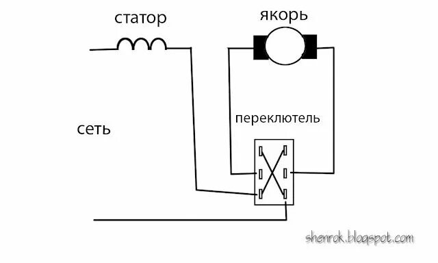 Реверс подключения двигателя от стиральной машины Схема Подключения Электродвигателя Стиральной Машины - tokzamer.ru Самые смешные