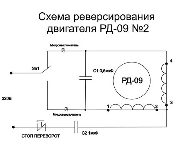 Реверсивный двигатель рд 09 схема подключения Птичка, несущая золотые яйца * Просмотр темы - Автоматика для простого умного ин