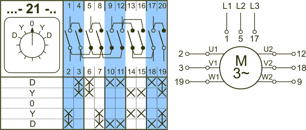 Реверсивный переключатель однофазный схема подключения Апатор-Электро: Кулачковые переключатели 4G, стандартные схемы коммутации