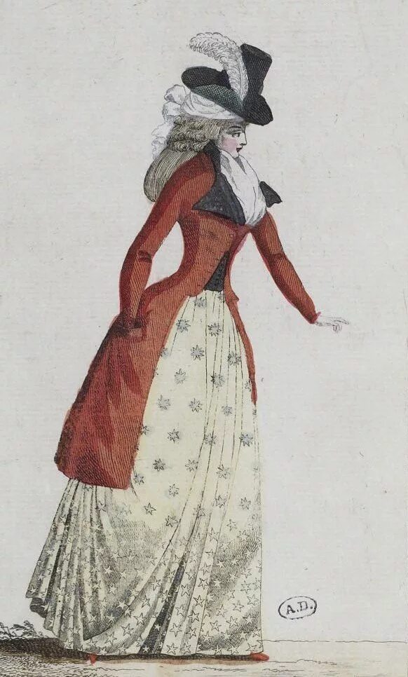 Революция женской моды Feb 1793 18th century fashion, 18th century clothing, 18th century dress