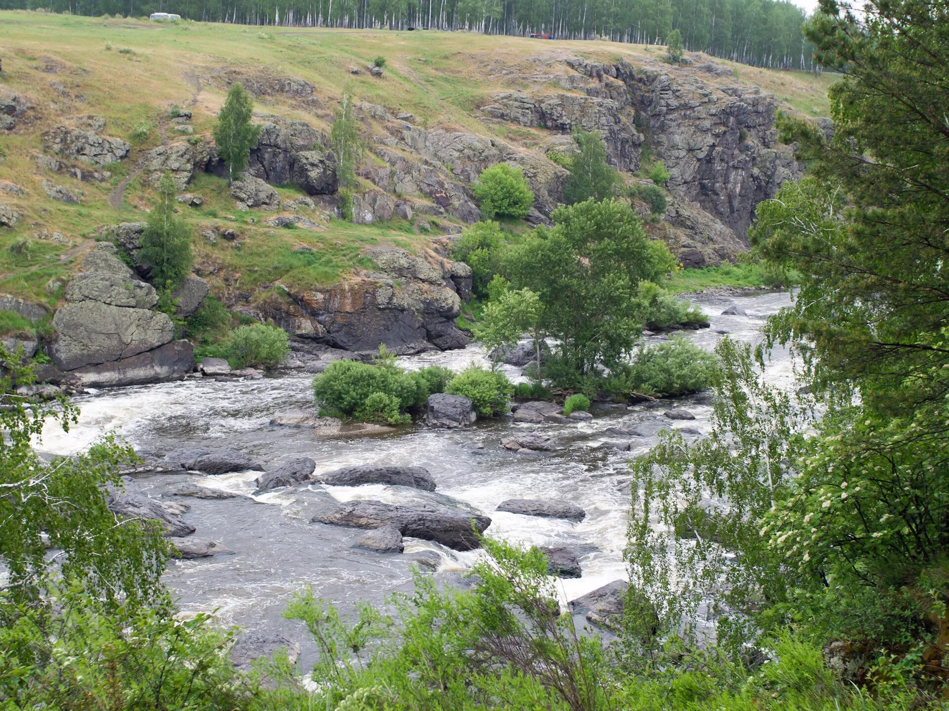 Ревун фото каменск уральский Каменск-уральский, Порог "Ревун" и храм в селе Смолинское. - Lada Тарзан (210934