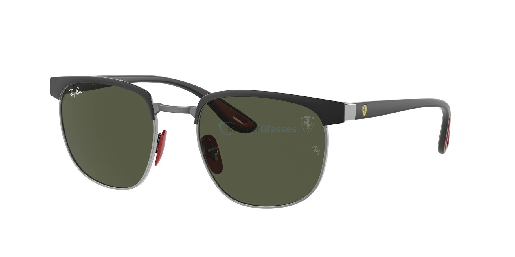 Рейбаны очки фото Солнцезащитные очки Ray-Ban RB3698M F07331 Matte Black On Matte Gunmetal - купит