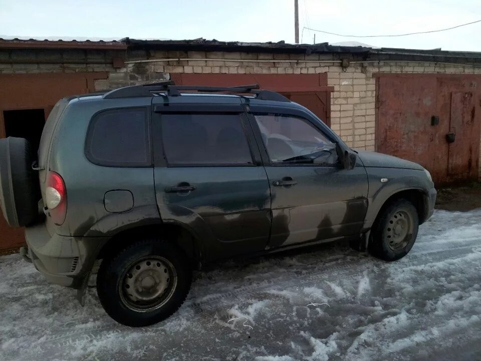 Рейлинги шевроле нива фото Про рейлинги) - Chevrolet Niva, 1,7 л, 2009 года аксессуары DRIVE2