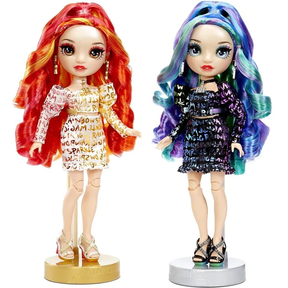 Рейнбоу куклы фото Куклы Рейнбоу Хай Близняшки Laurel и Holly DeVious (Rainbow High Twins 2-Pack do