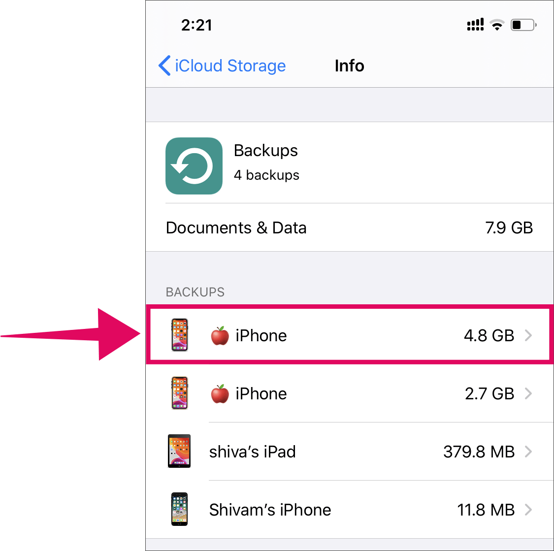 Резервная копия фото на айфон How to Delete an iCloud Backup from iPhone