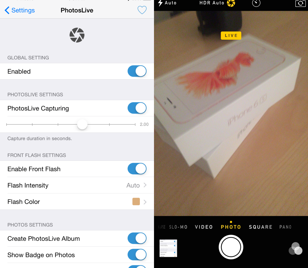 Режим фото лайф айфон Jailbreak: твик "Живые" фото из iPhone 6s на другие устройства Apple The GEEK