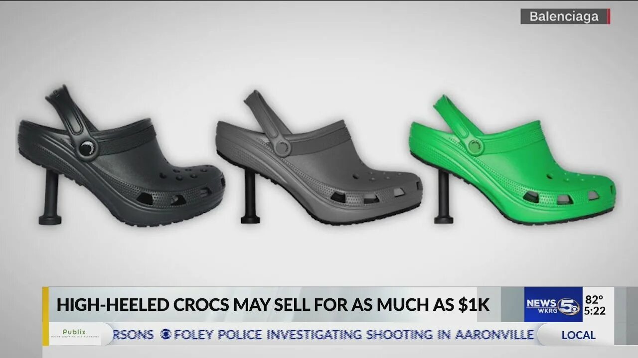 Резиновая обувь 2023 модная Luxury brand debuts Crocs stilettos as the future of post-pandemic fashion - You