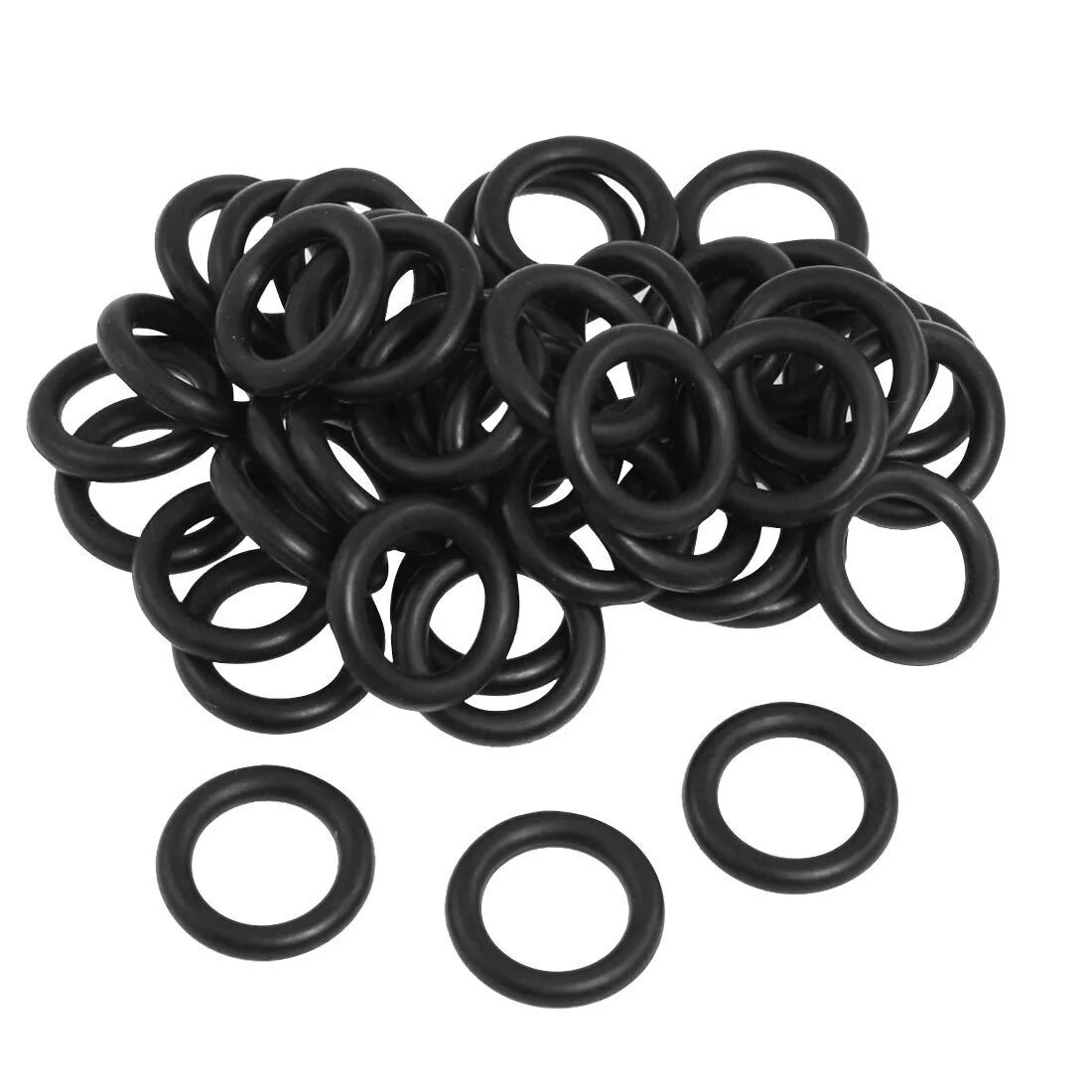 Резиновые кольца фото 18mm x 3mm Nitrile Rubber O Ring Oil Sealing Seals 50 PCS Gaskets - AliExpress