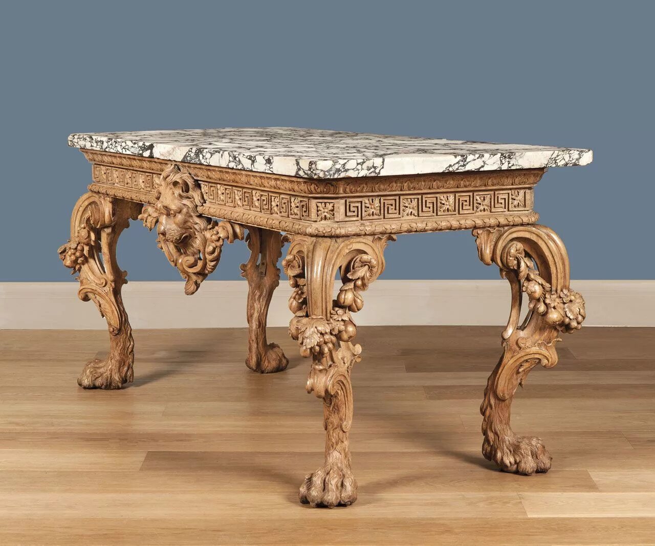 Резные столы фото A George II Carved Side table Attributed to William Linnell the Design Possibly 