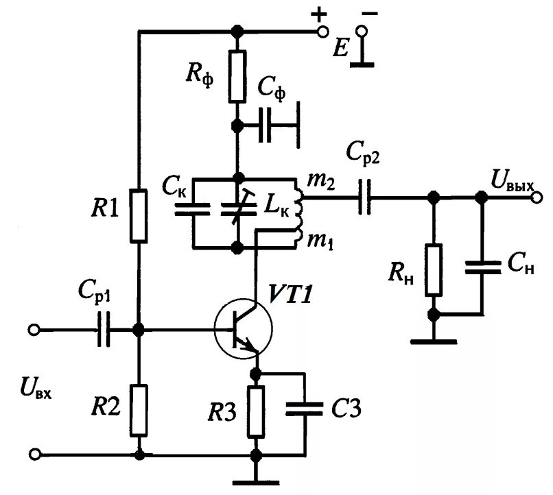 Резонансный усилитель схема Схема усилителя высокой