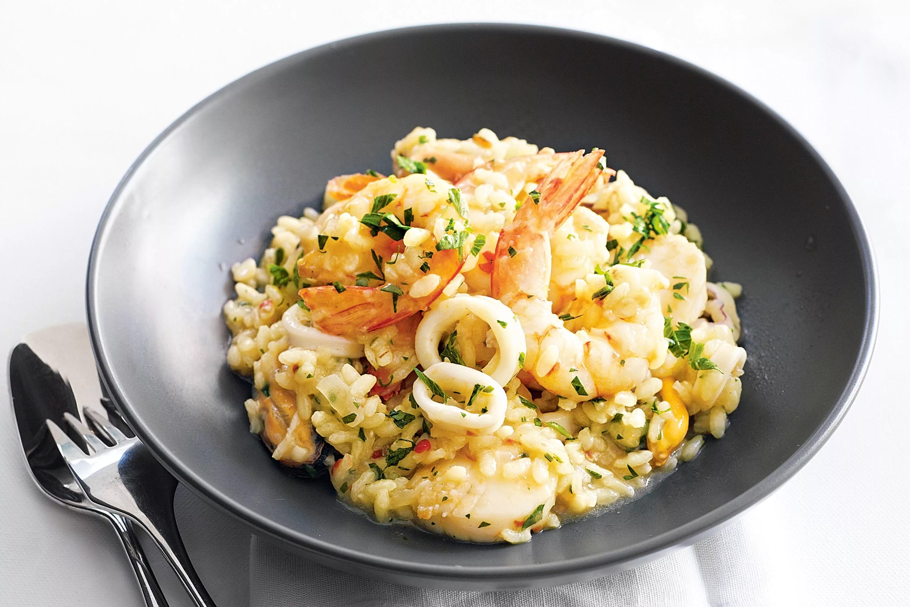 Резота блюдо рецепт с фото классический Seafood risotto Recipe Risotto recipes, Seafood risotto, Risotto