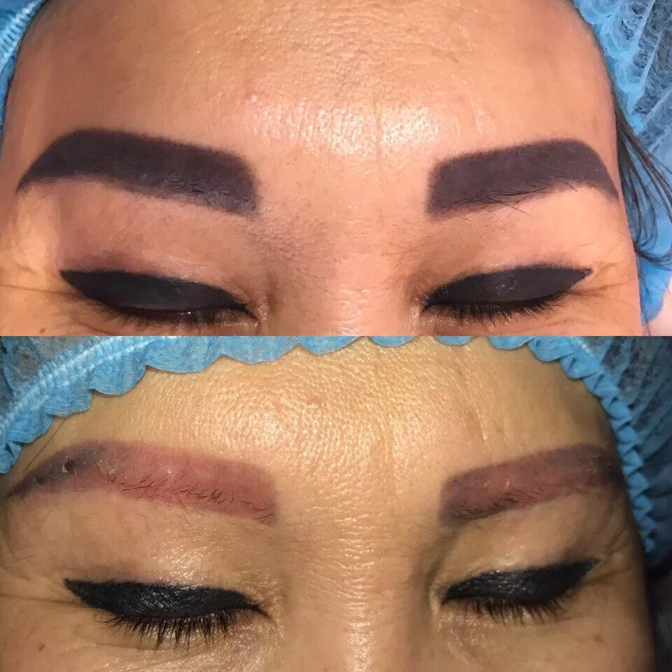 How to care for eyebrows after powder spraying: keep the color right ❗ With powd