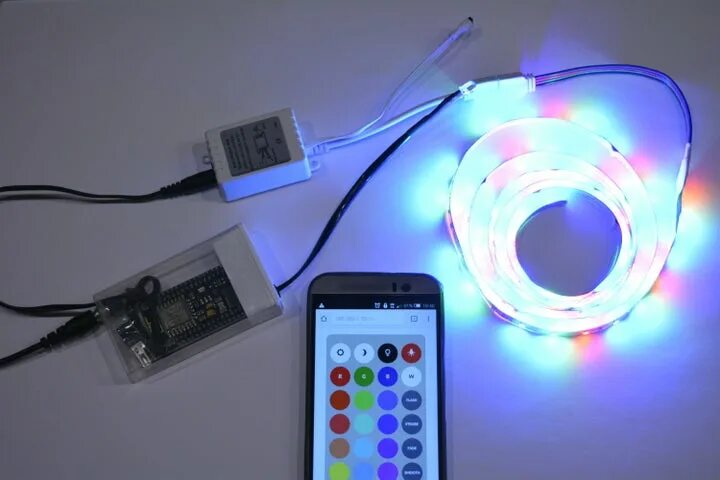 Ргб светильник своими руками WiFi LED Strip Controller Based on ESP-8266 : 8 Steps (with Pictures) - Instruct