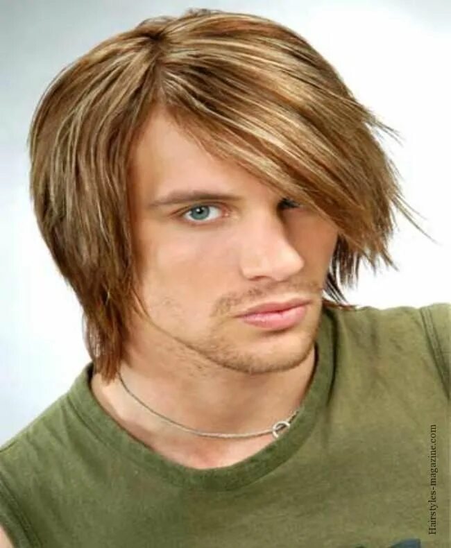 Рваная стрижка на длинные волосы мужская medium layered haircuts men 2013 Medium long hairstyle, Long hair styles men, Lo