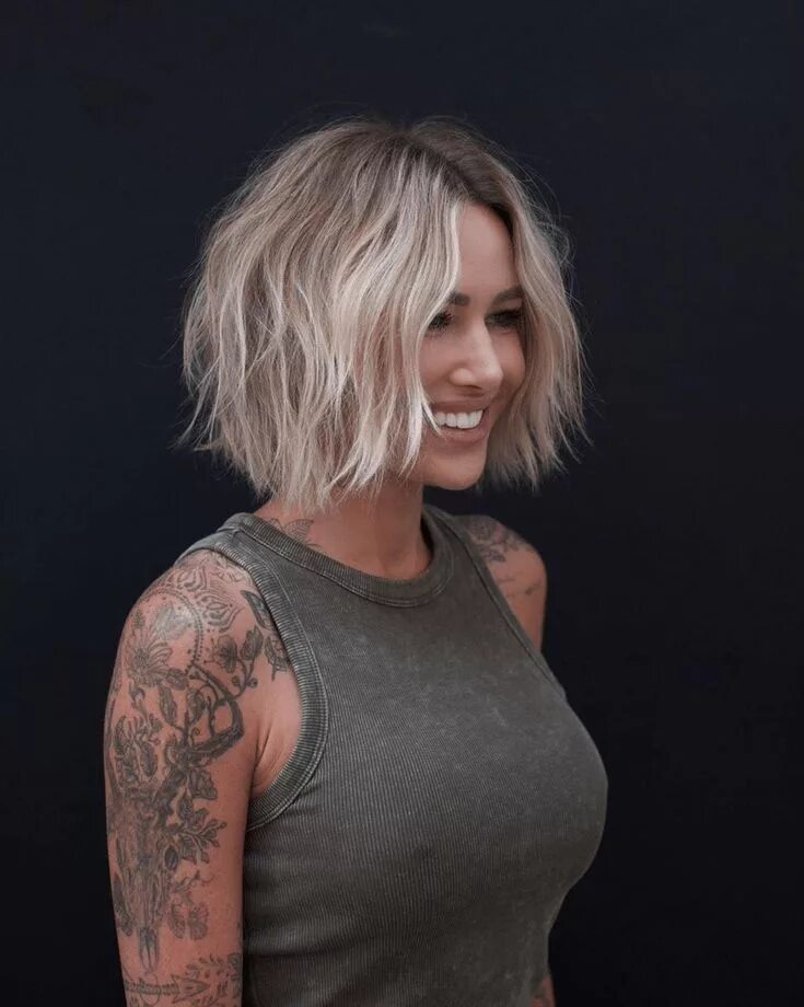 Рваное каре 2024 фото The Most Amazing and Trendiest Short Layered Bob Hairstyles In 2019 Short layere