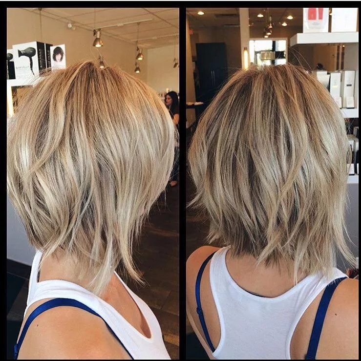 Рваное каре фото сзади Edmonton Salon & 1 Barber on Instagram: "Great textured cut and color by Christi