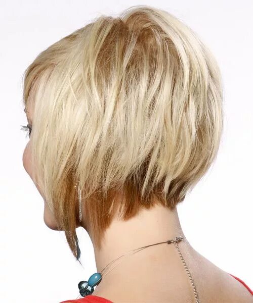 Рваное каре фото сзади и спереди Modern Wispy Concave Bob Haircut - TheHairStyler.com Concave bob hairstyles, Sho