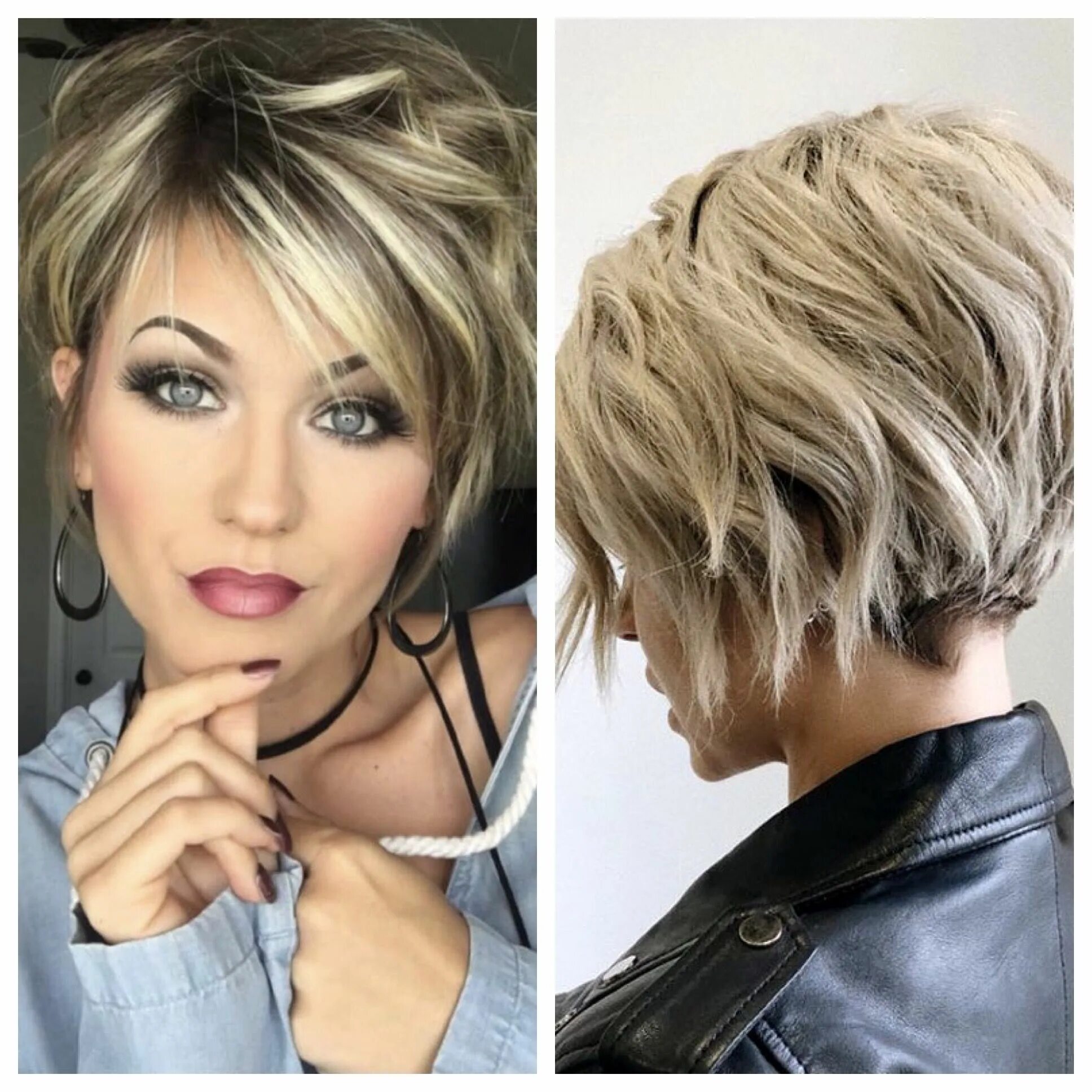 Рваный боб на короткие волосы фото Pin on hair.styles Hairstyles haircuts, Short hair cuts, Thick hair styles